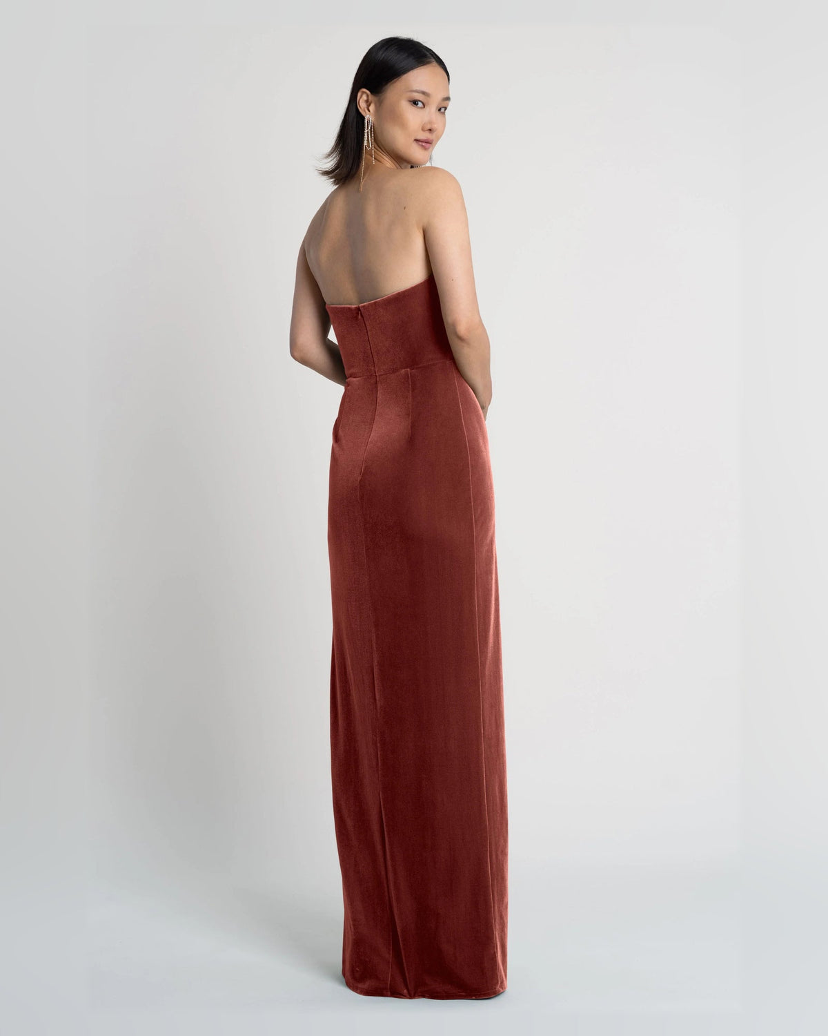 strapless a-line floor-length formal dress - image 2