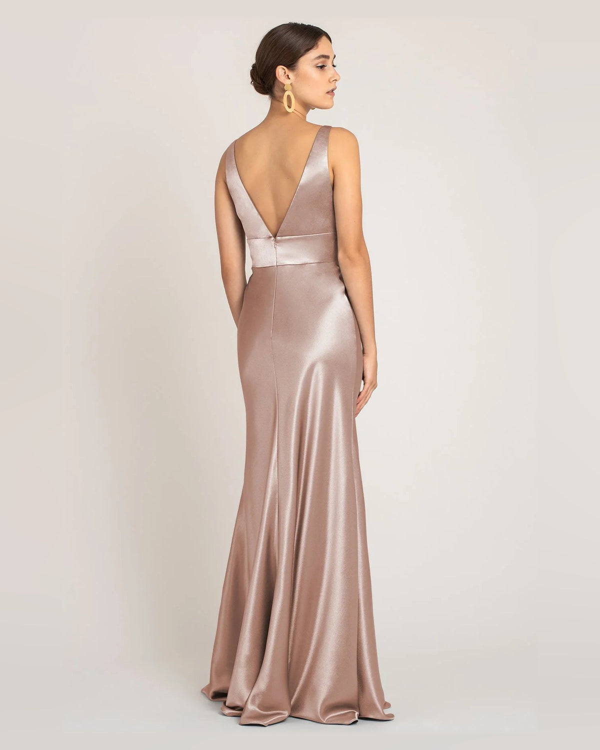 v neck a-line floor-length formal dress - image 2
