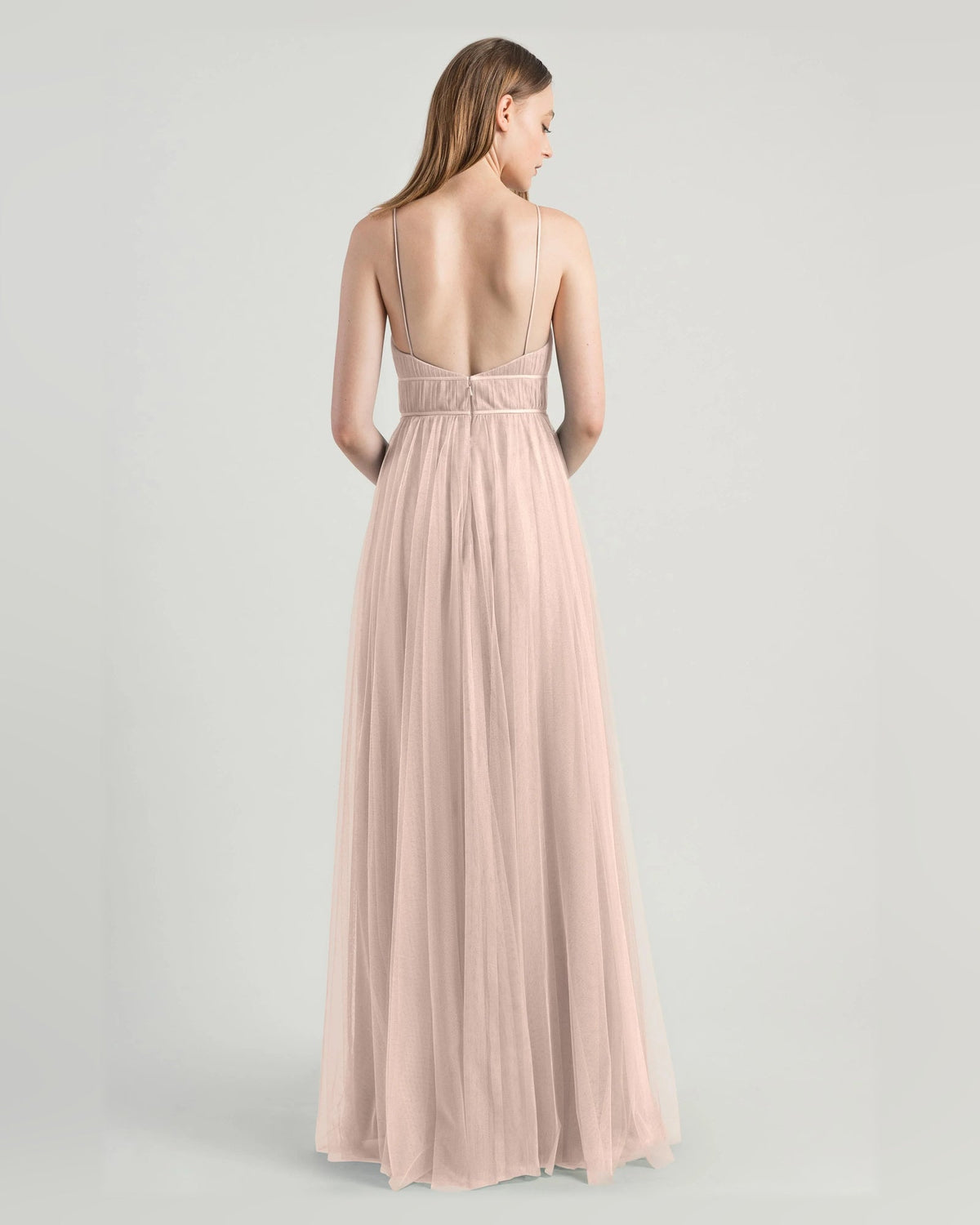 v neck a-line floor-length formal dress - image 2