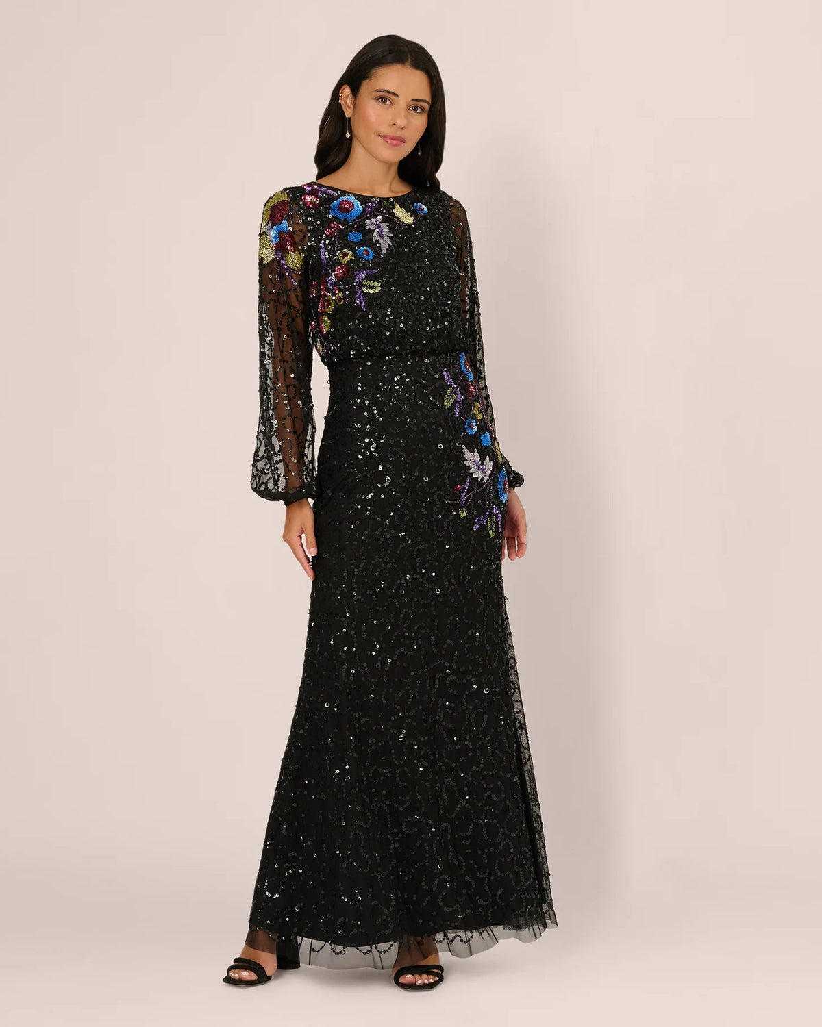 a-line maxi mother of the bride dress - image 2