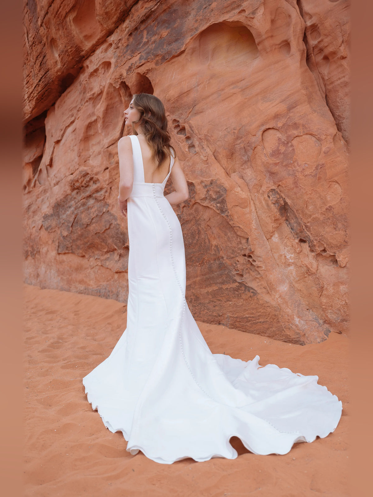 v neck a-line floor-length formal dress - image 2