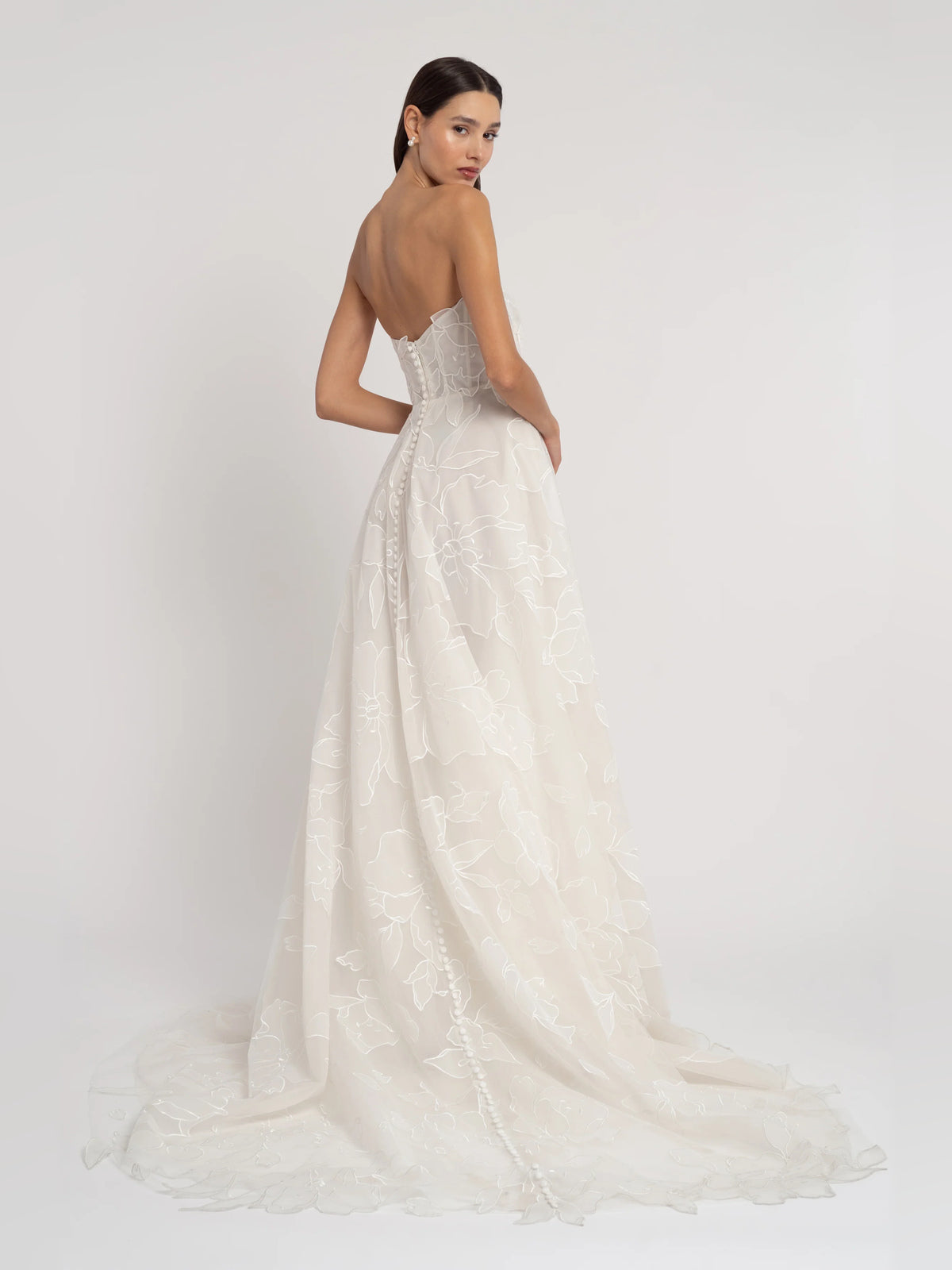 sweetheart a-line floor-length formal dress - image 2