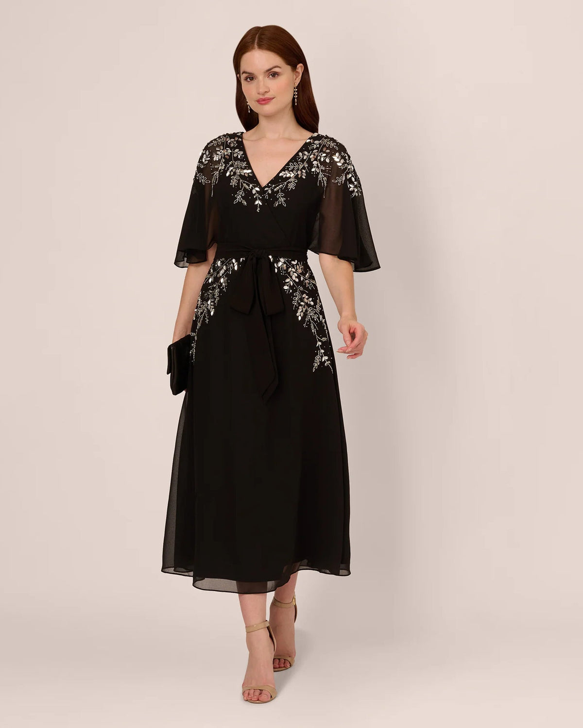 v neck mermaid ankle-length mother of the bride dress - image 2