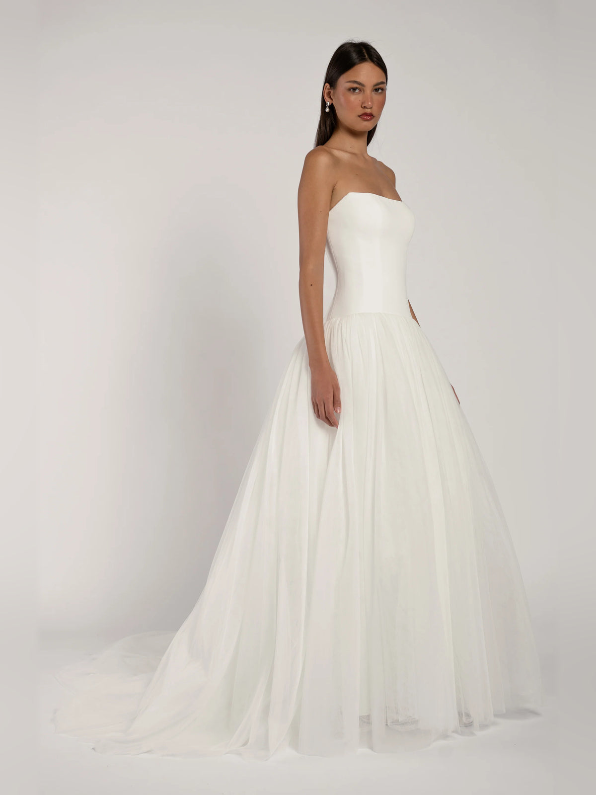 strapless ball-gown floor-length formal dress - image 2