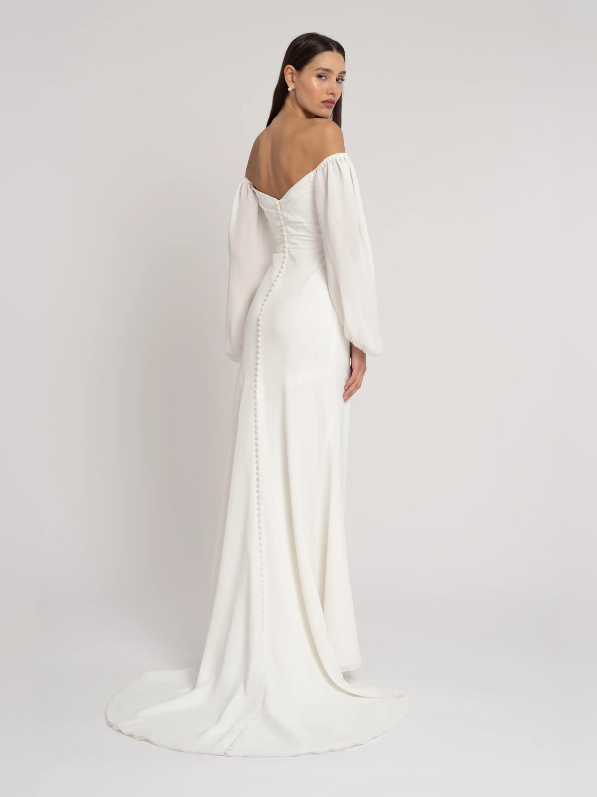 cowl neck a-line floor-length formal dress - image 2
