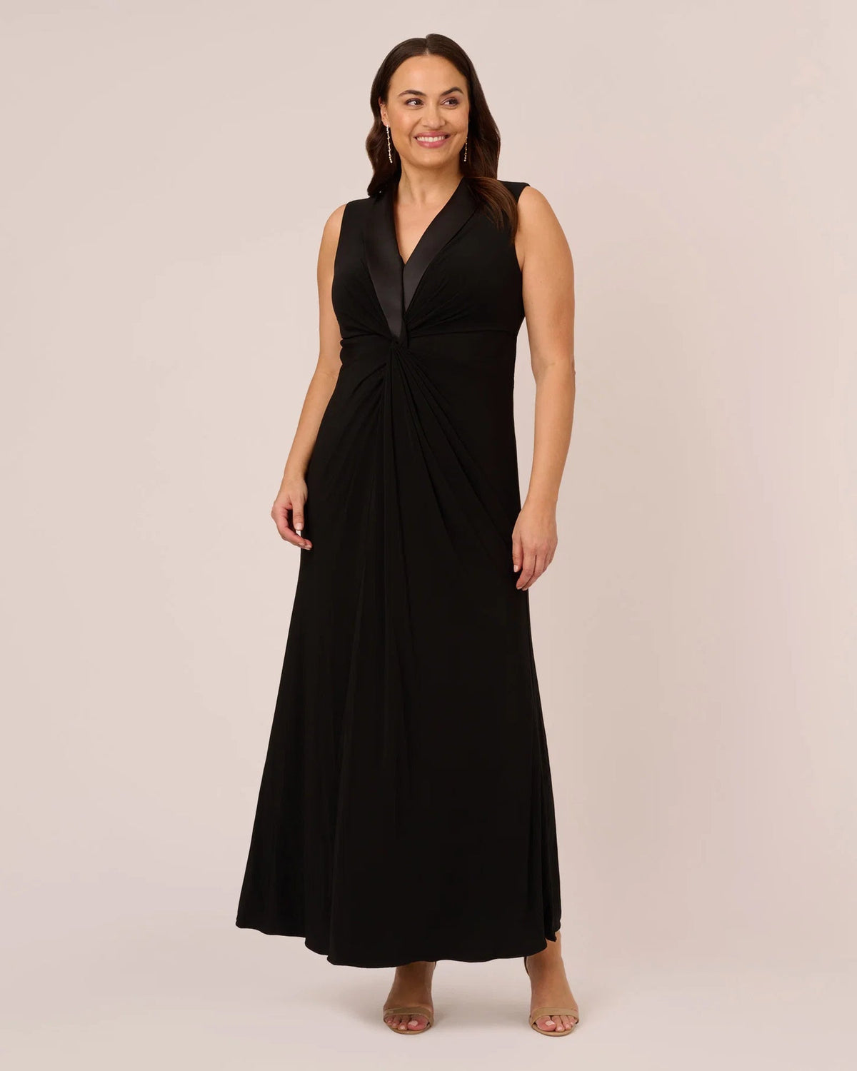 v neck mermaid floor-length mother of the bride dress - image 2
