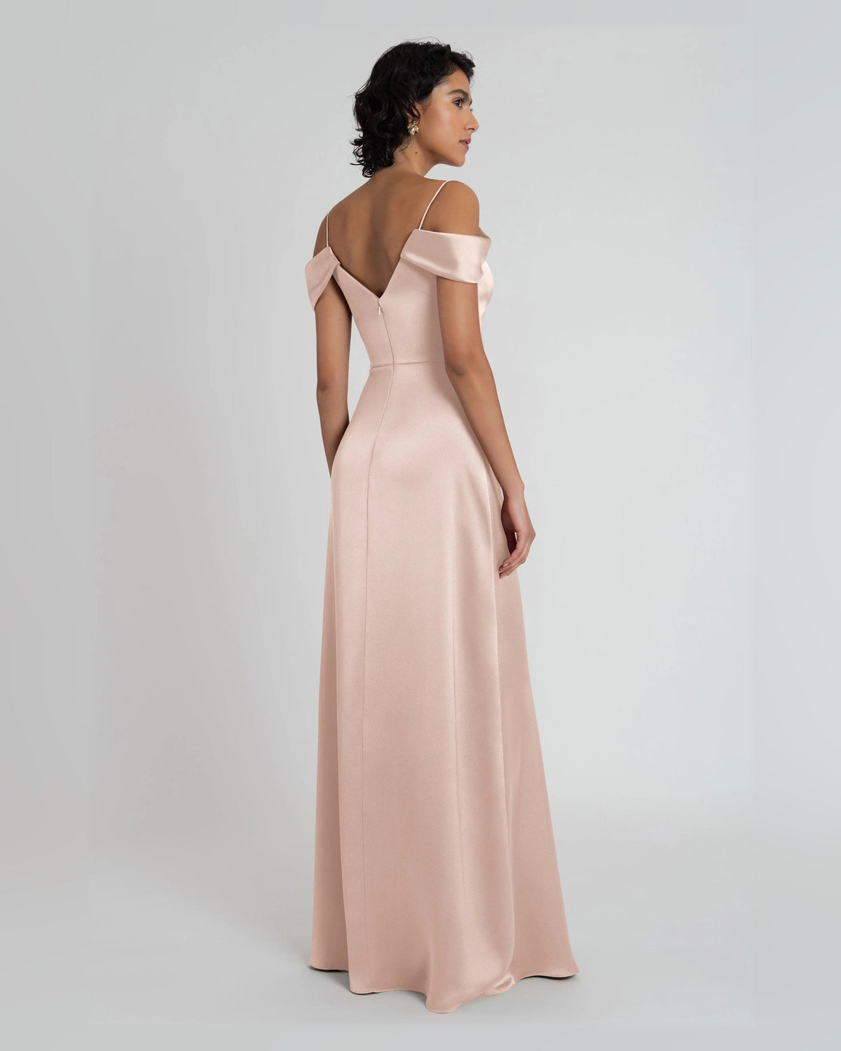 v neck a-line floor-length formal dress - image 2