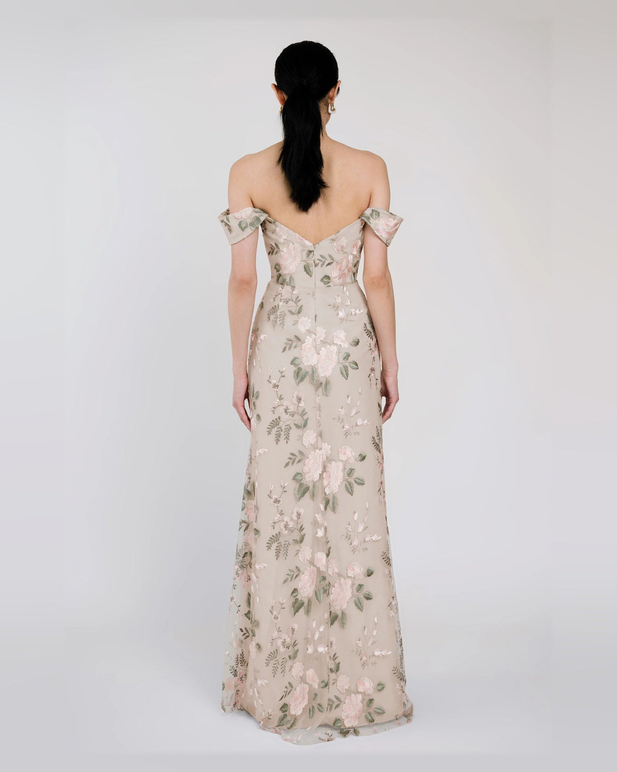 sweetheart fit-and-flare floor-length formal dress - image 2