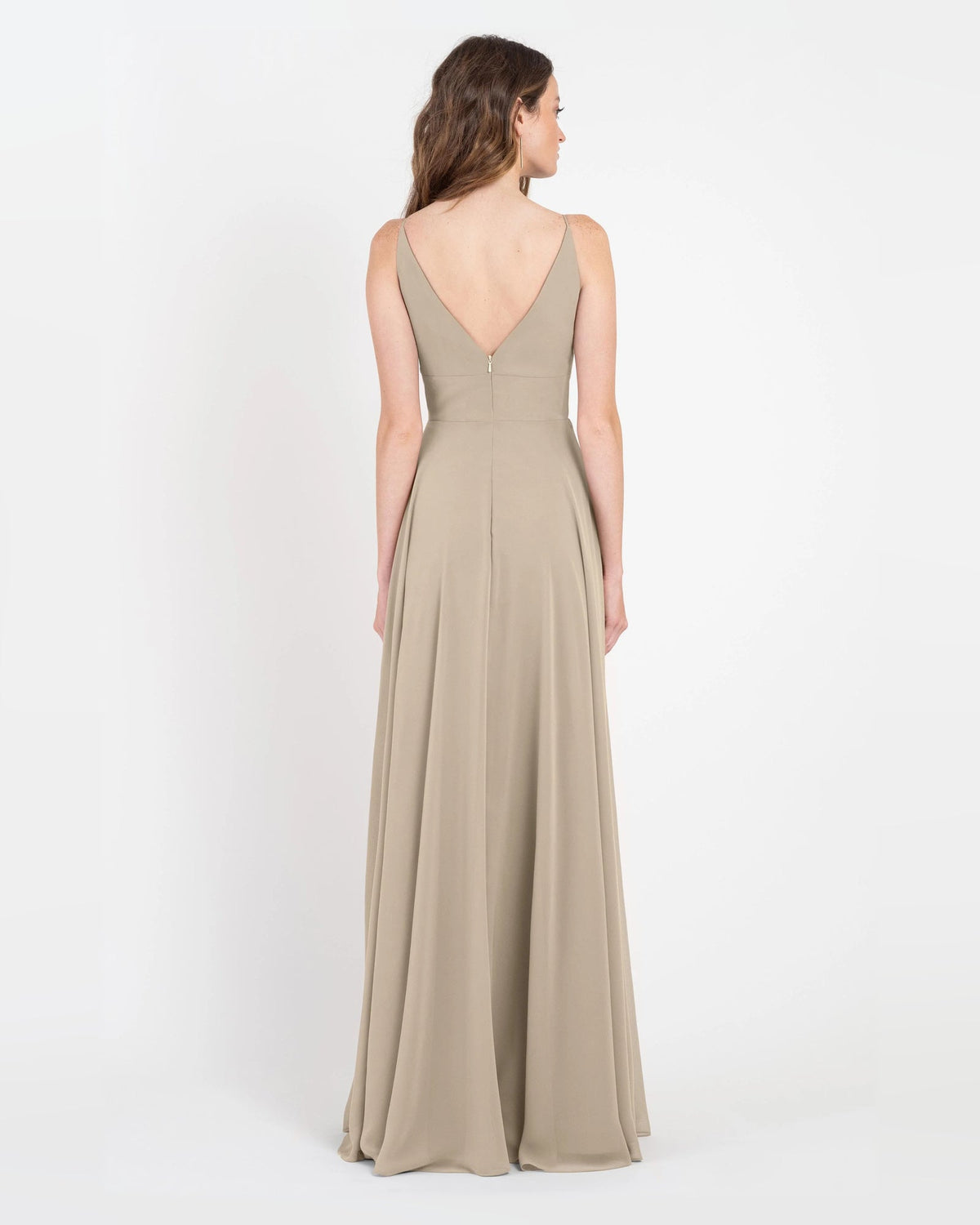 v neck a-line floor-length formal dress - image 2