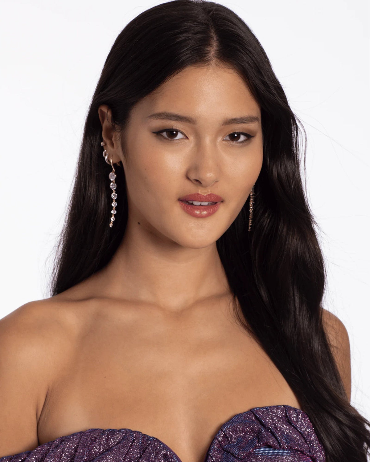 spaghetti strap fit-and-flare maxi homecoming dress - image 2