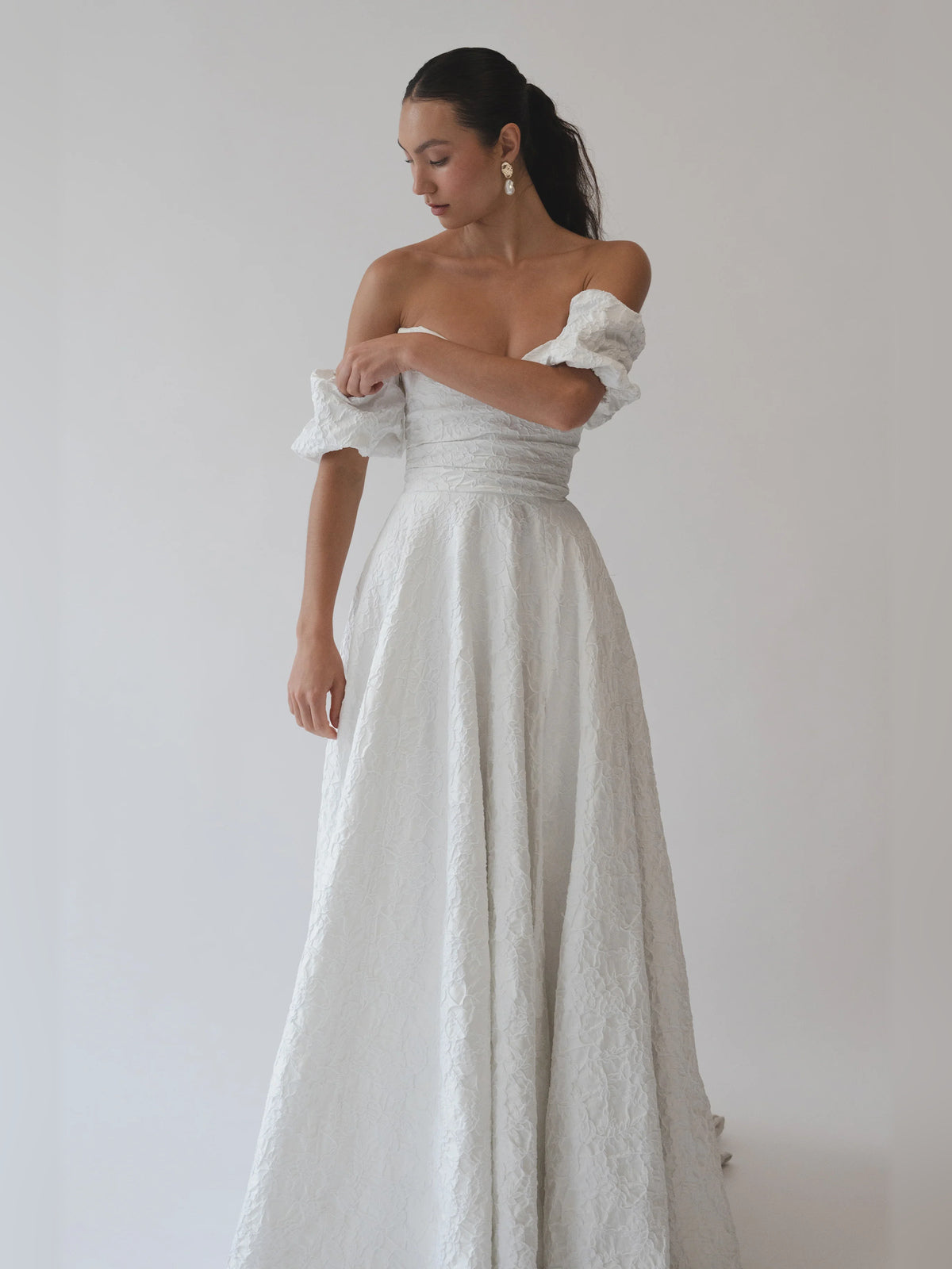 cowl neck ball-gown floor-length formal dress - image 2