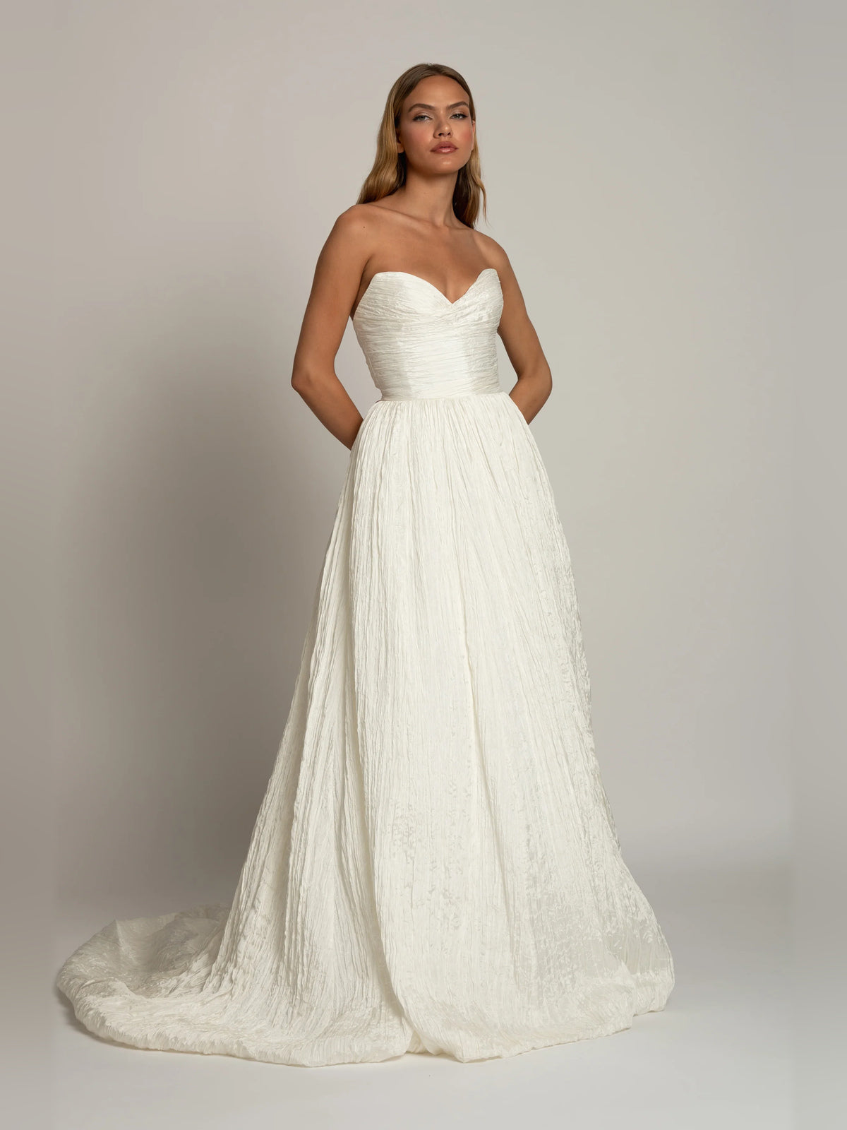 sweetheart ball-gown floor-length formal dress - image 2
