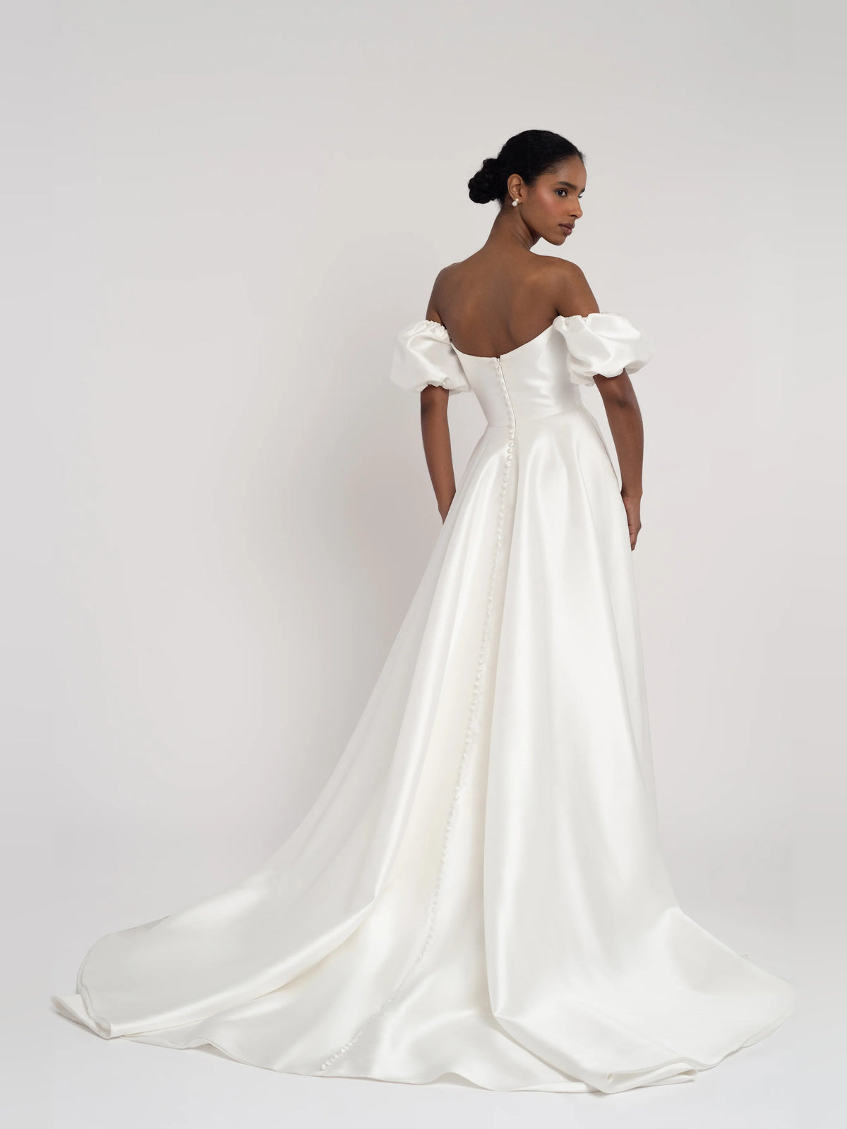cowl neck ball-gown floor-length formal dress - image 2