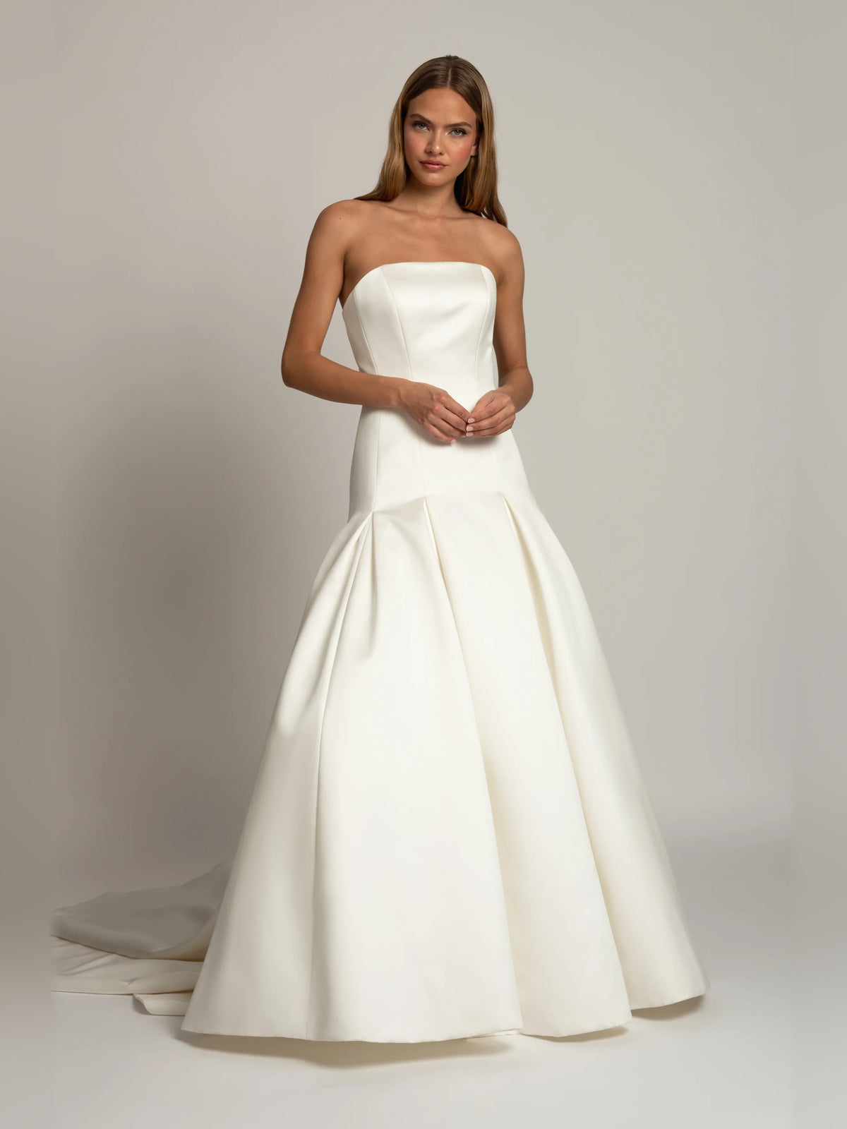 strapless a-line floor-length formal dress - image 2