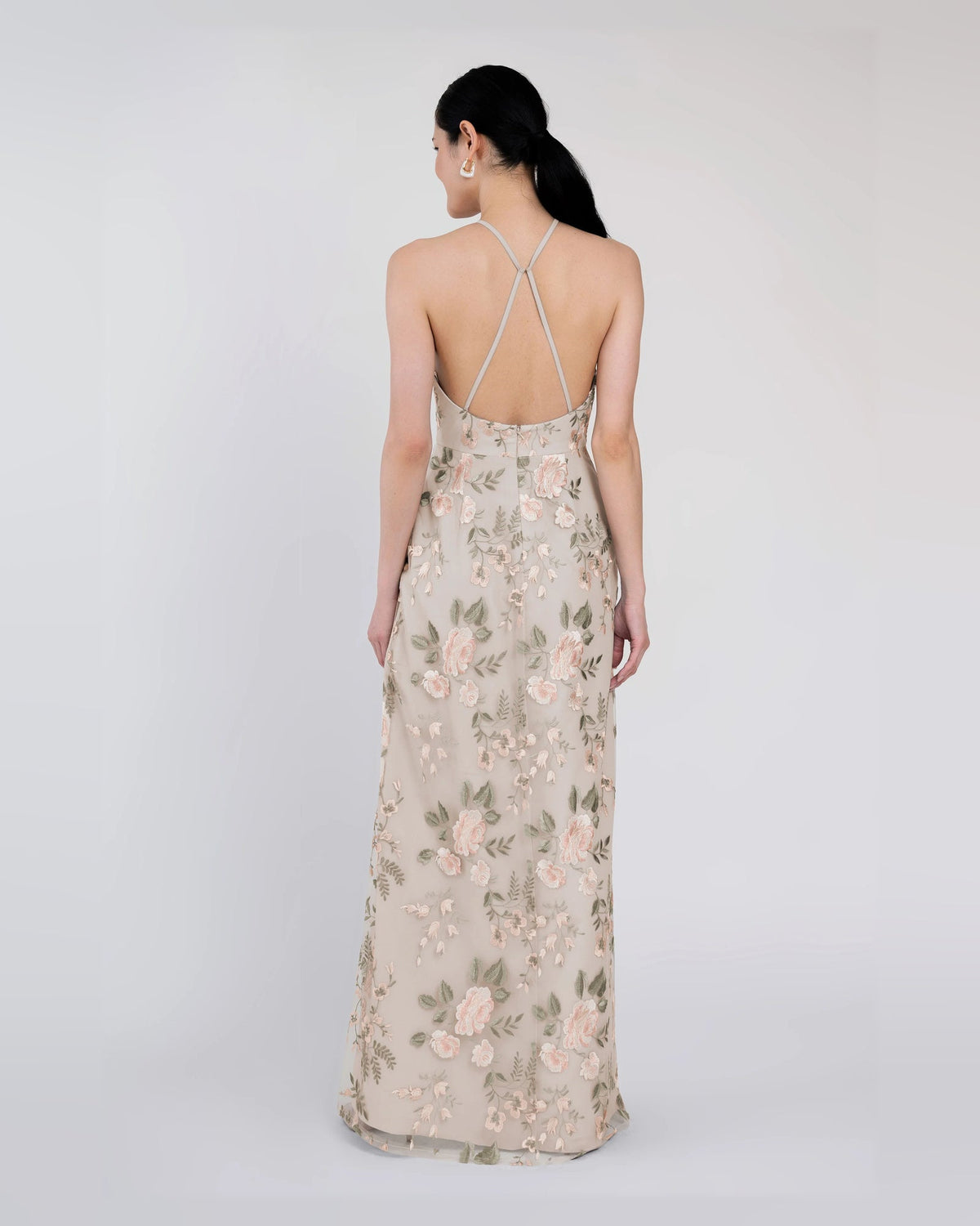 a-line maxi formal dress - image 2