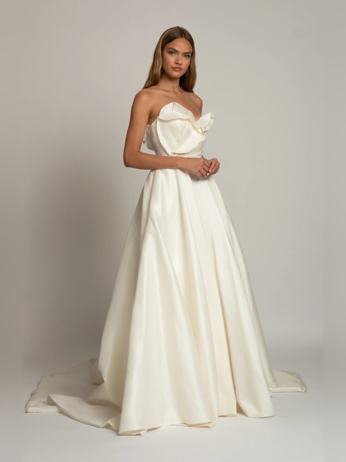 sweetheart ball-gown floor-length formal dress - image 2