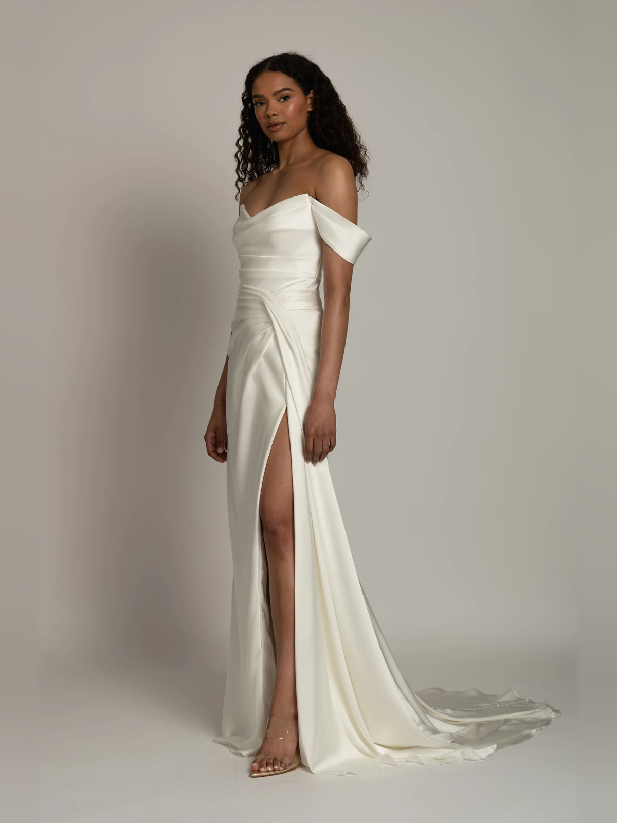 v neck a-line floor-length formal dress - image 2
