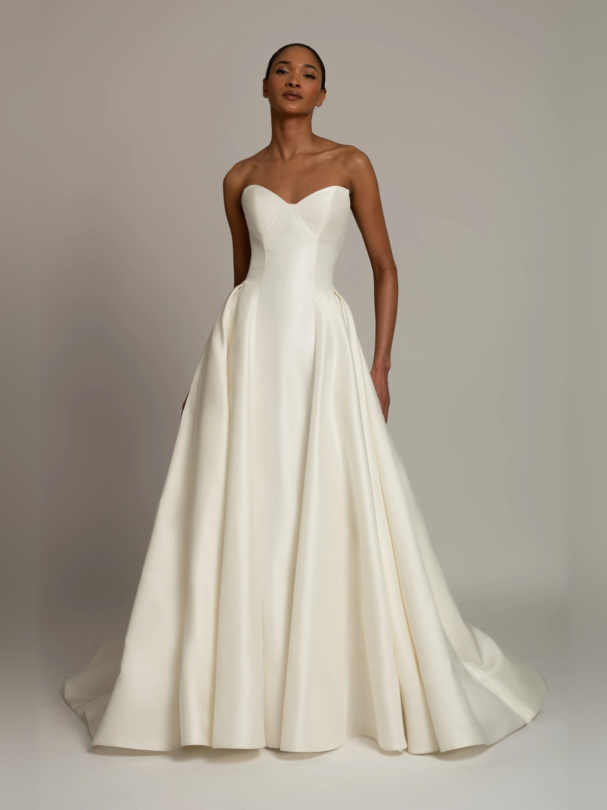 sweetheart ball-gown floor-length formal dress - image 2