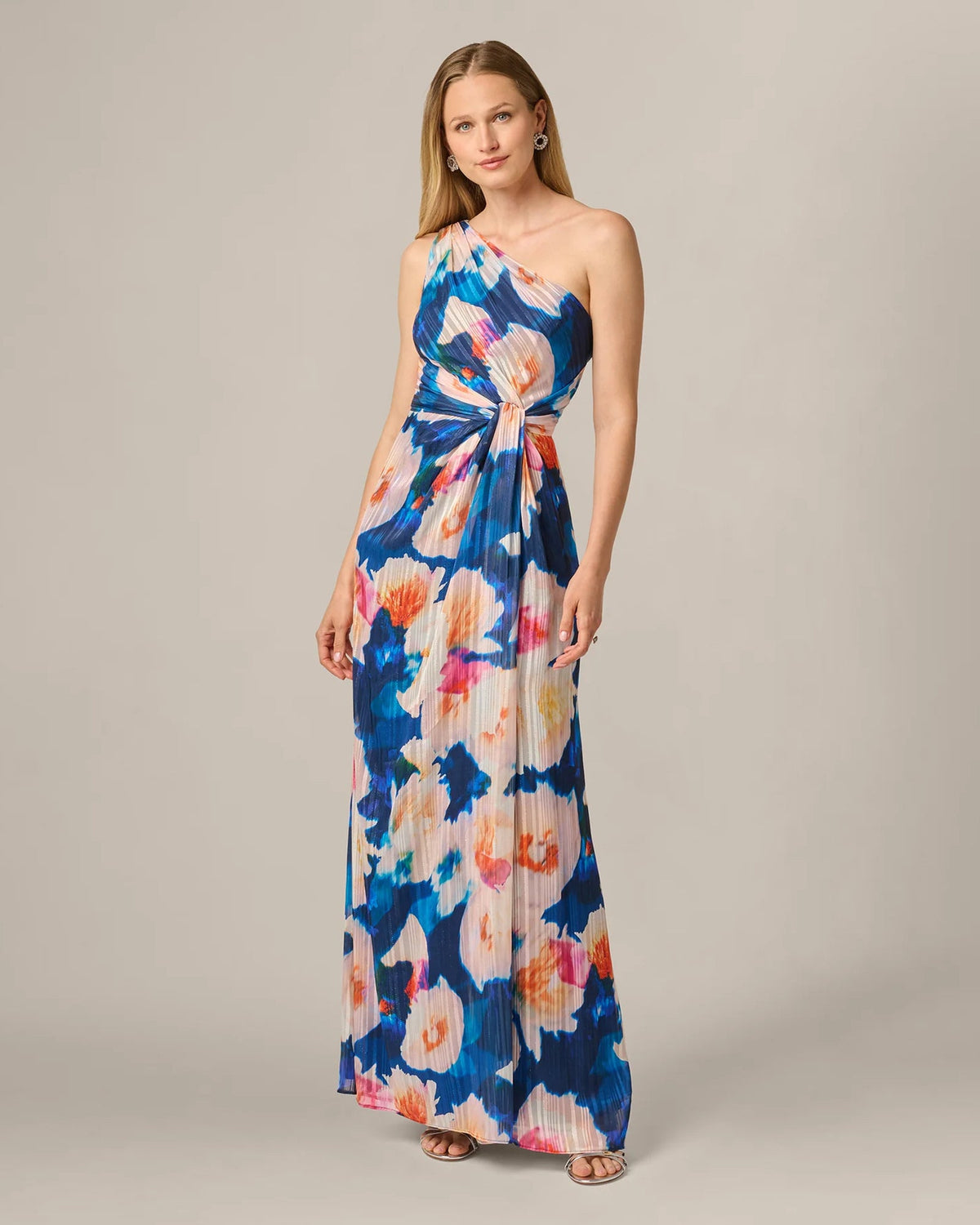 one shoulder mermaid floor-length mother of the bride dress - image 2