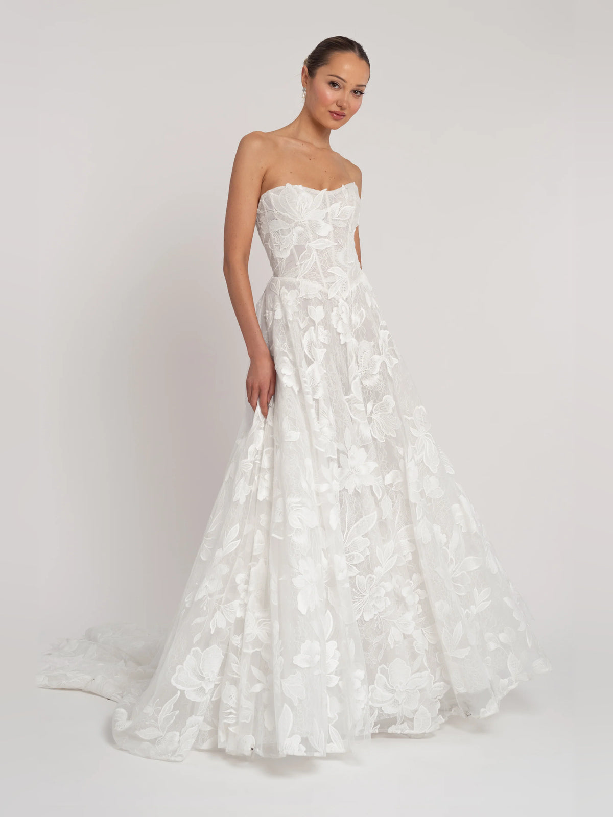 sweetheart a-line floor-length formal dress - image 3