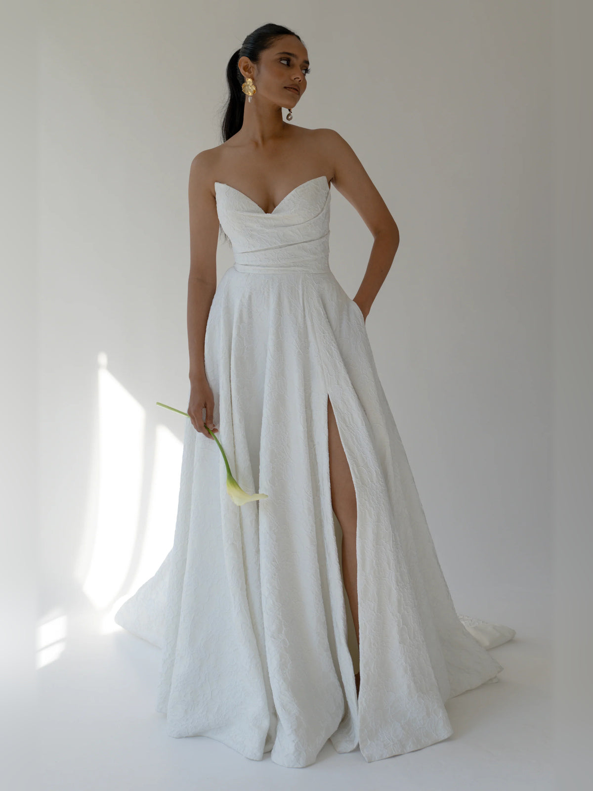 cowl neck ball-gown floor-length formal dress - image 3