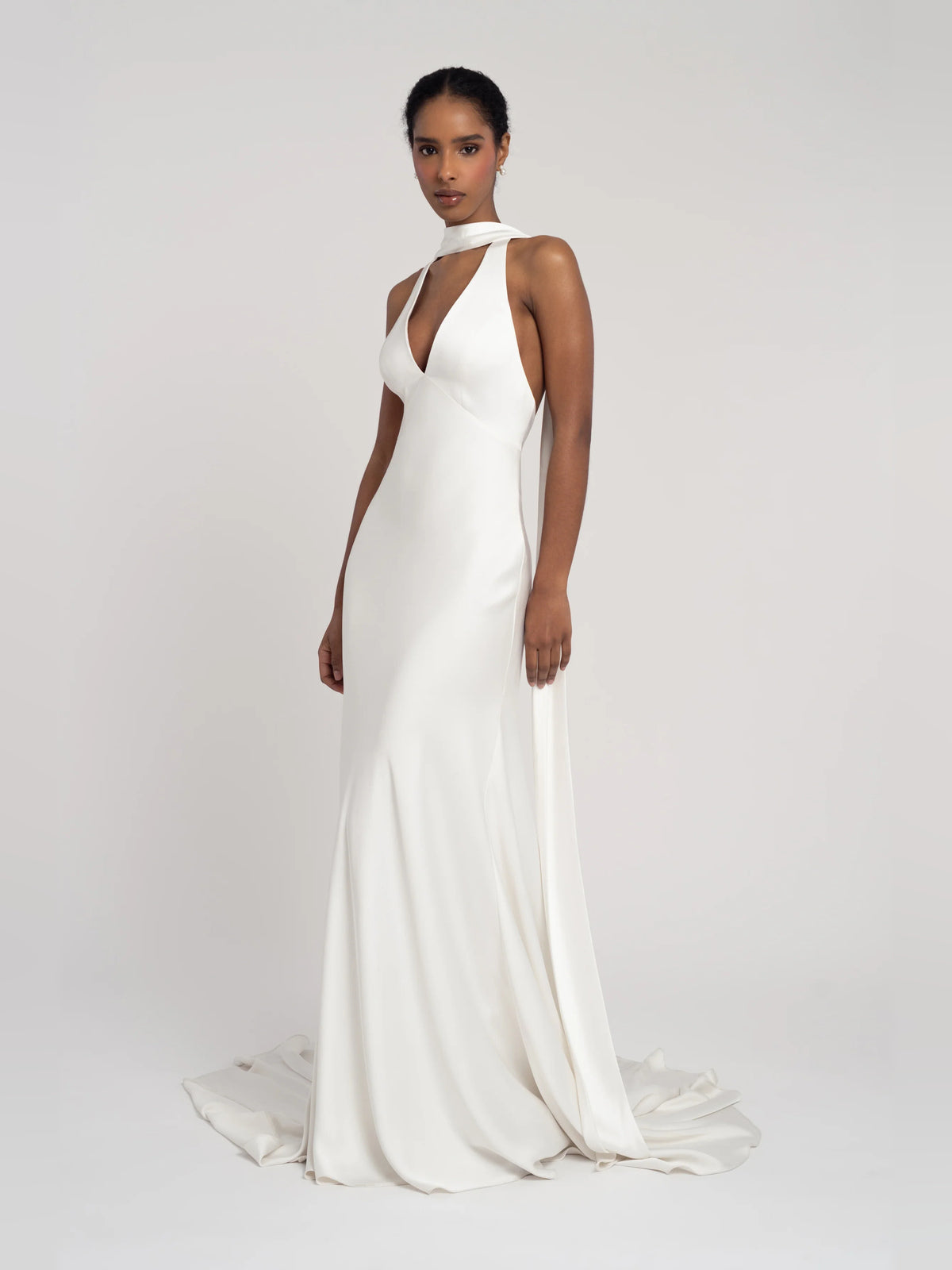 v neck a-line floor-length formal dress - image 3