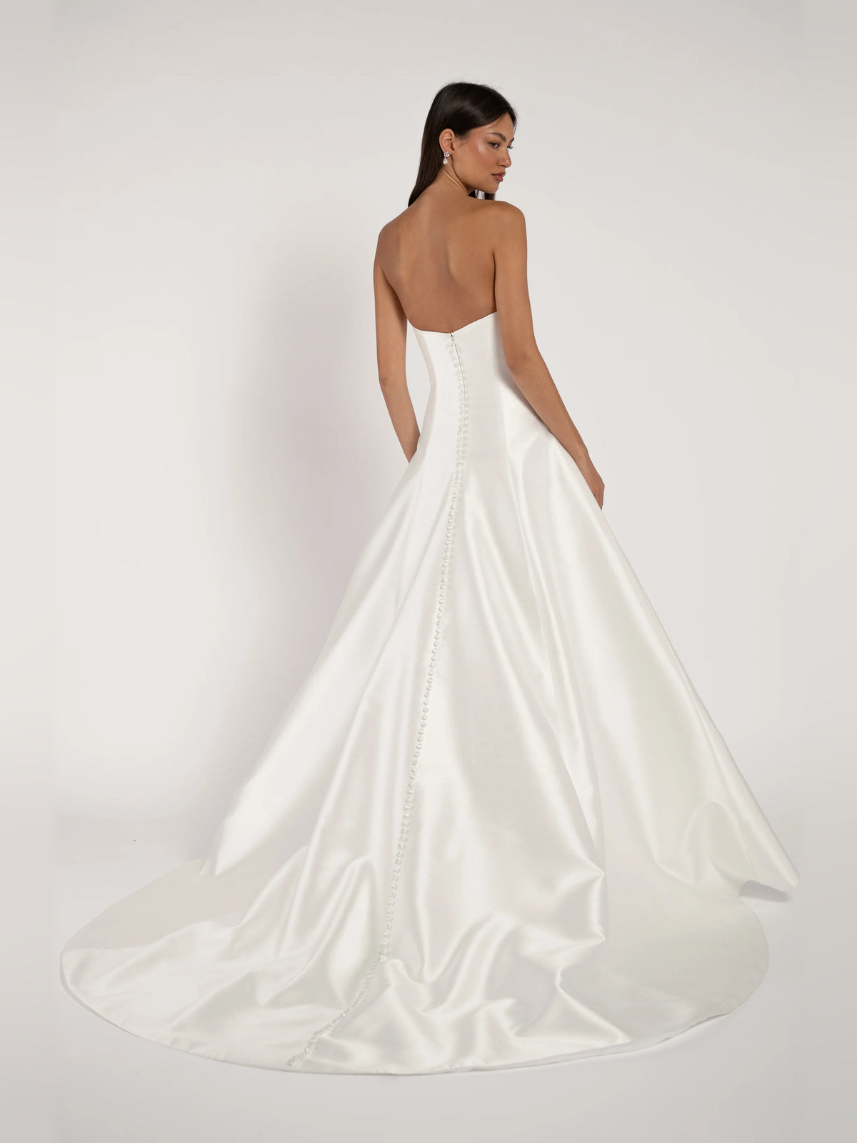 strapless a-line floor-length formal dress - image 3