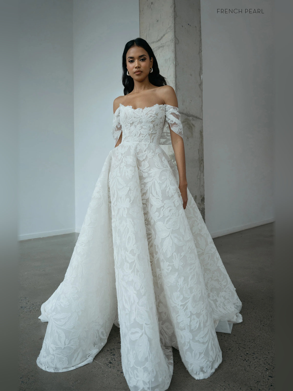 off shoulder ball-gown floor-length formal dress - image 3