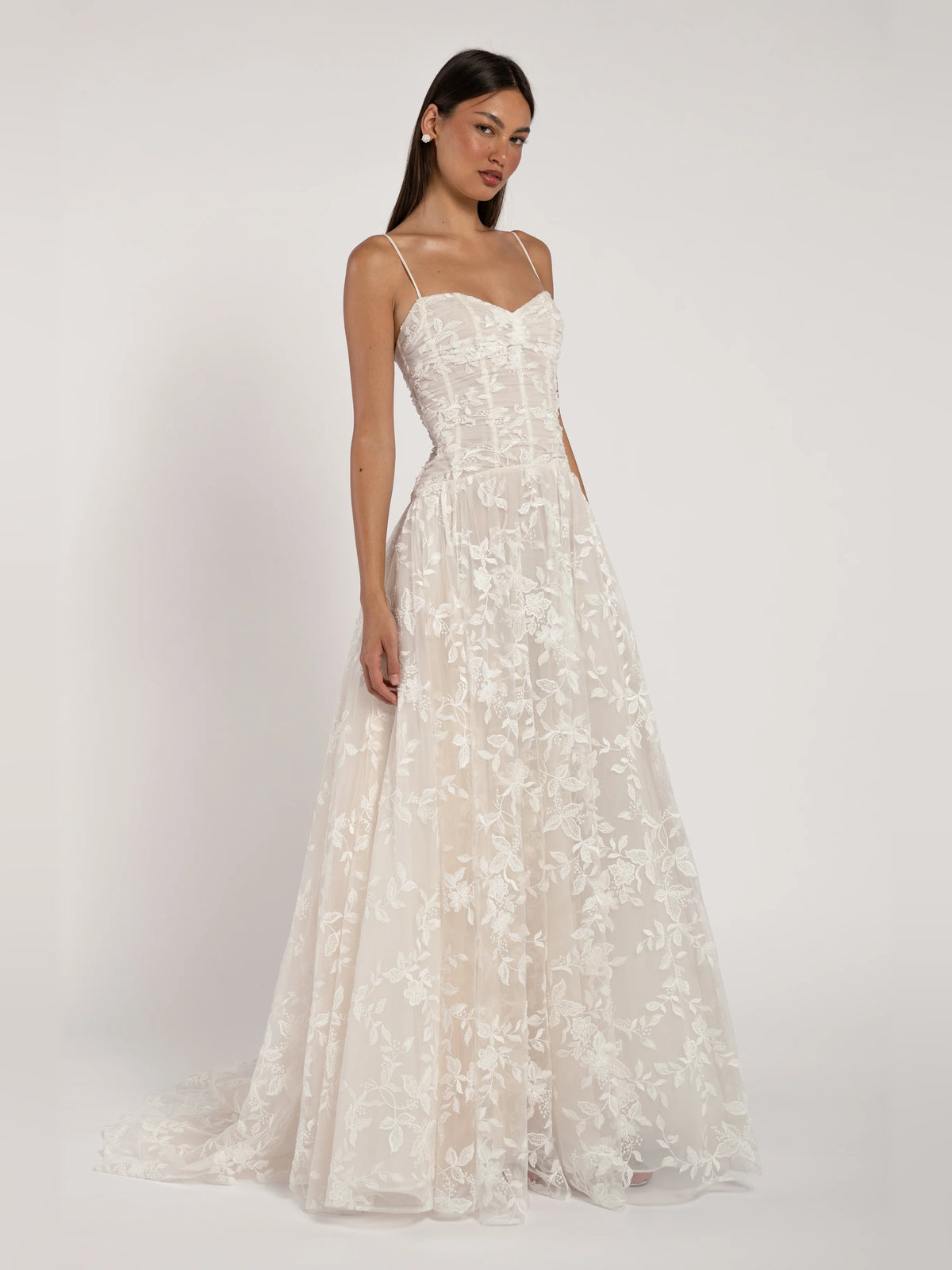 sweetheart a-line floor-length formal dress - image 3