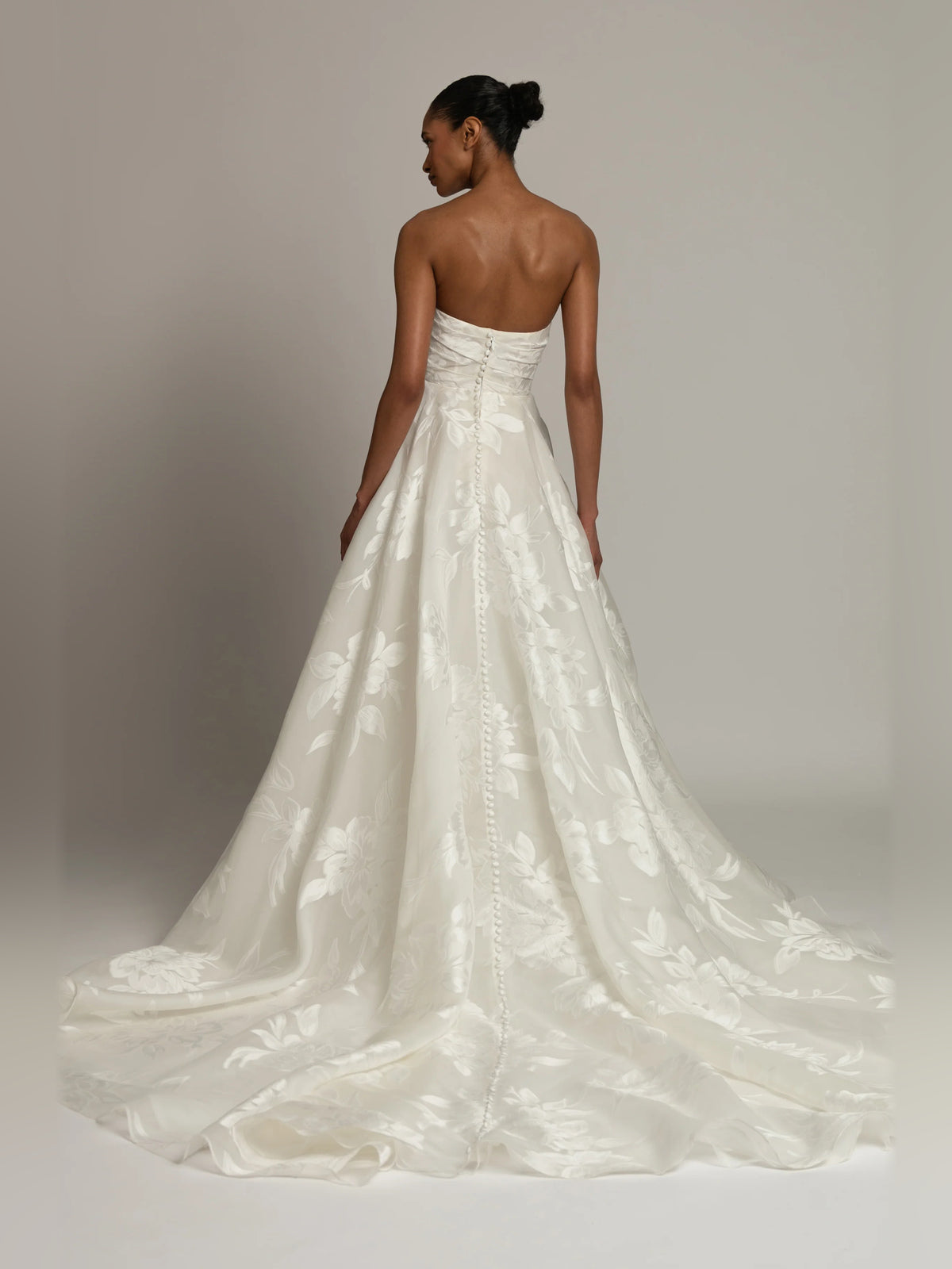 off shoulder ball-gown floor-length formal dress - image 3