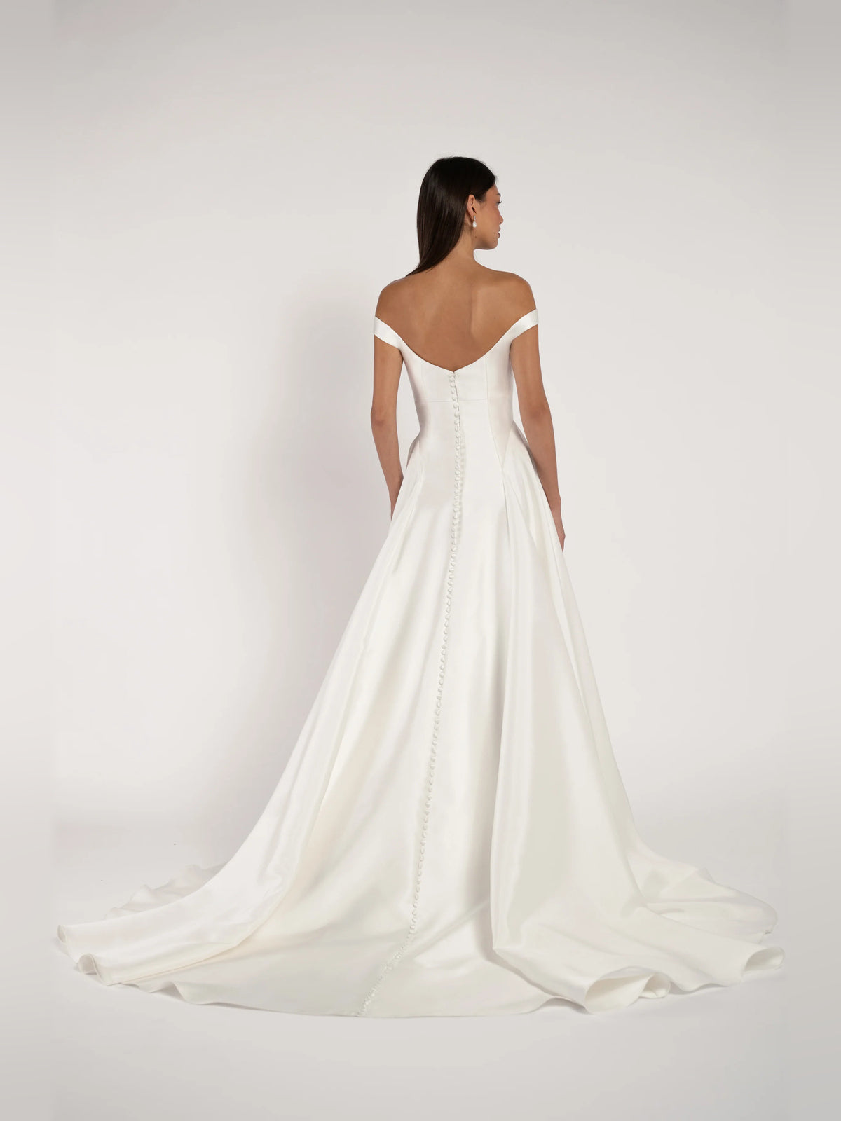 off shoulder ball-gown floor-length formal dress - image 3