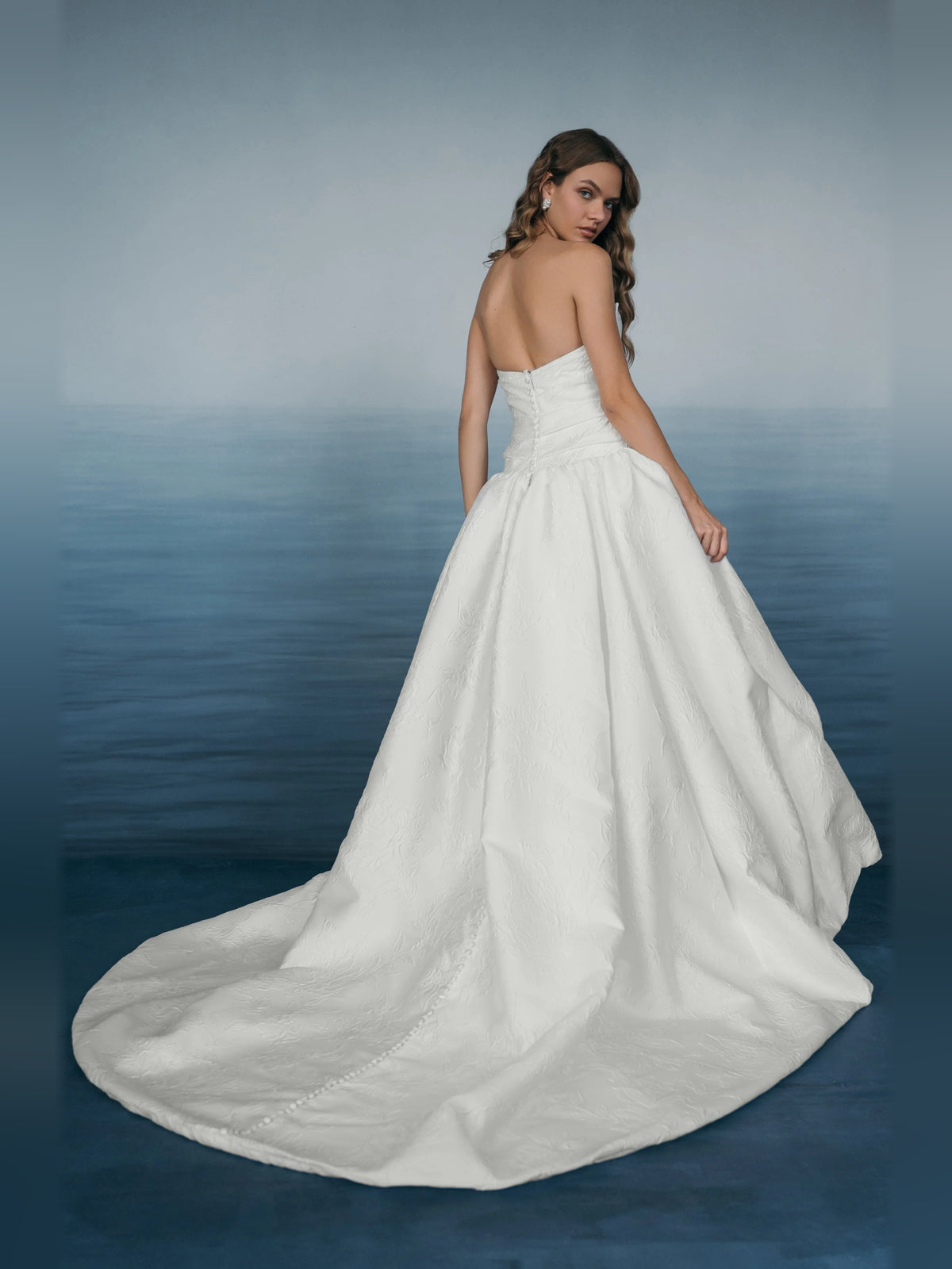 sweetheart ball-gown floor-length formal dress - image 3