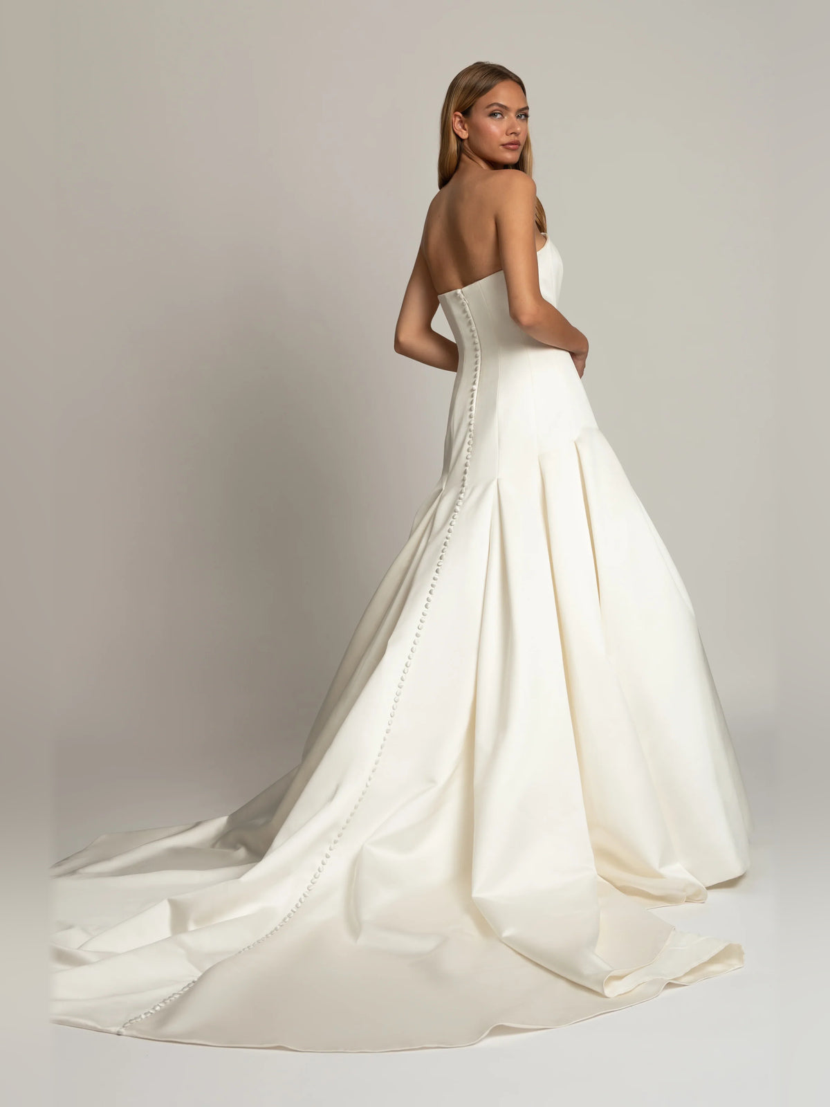 strapless a-line floor-length formal dress - image 3
