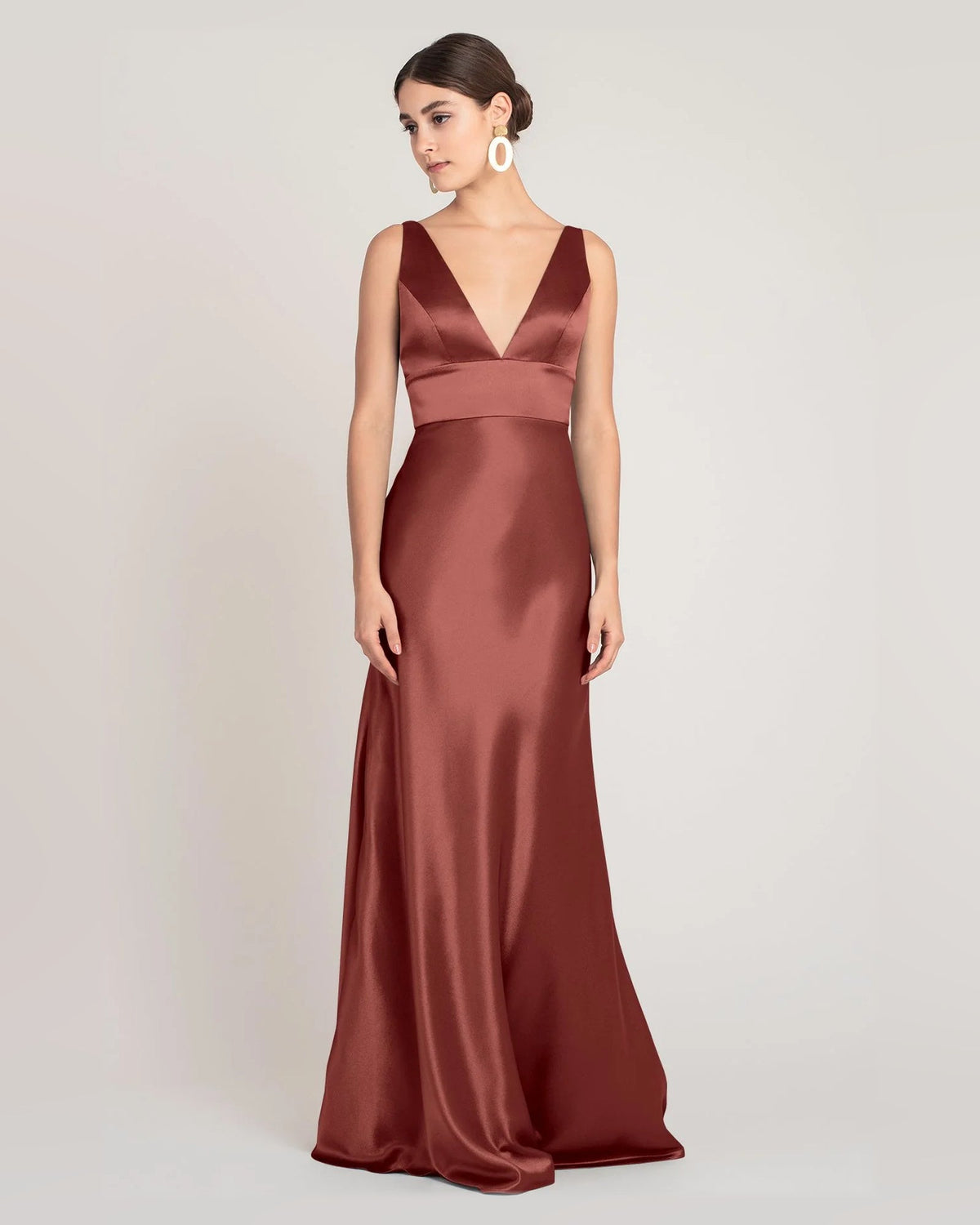 v neck a-line floor-length formal dress - image 3