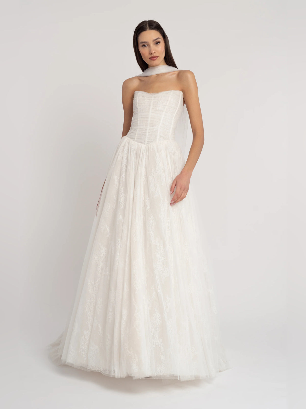 sweetheart ball-gown floor-length formal dress - image 3