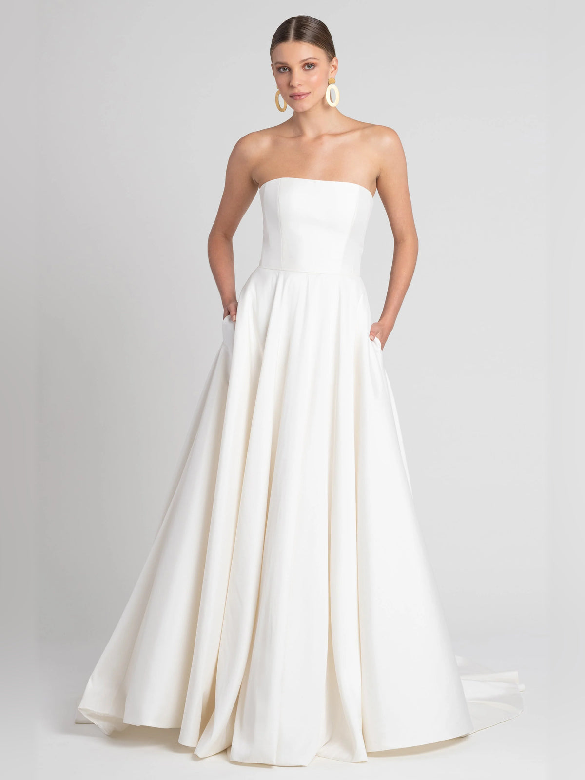 strapless a-line floor-length formal dress - image 3