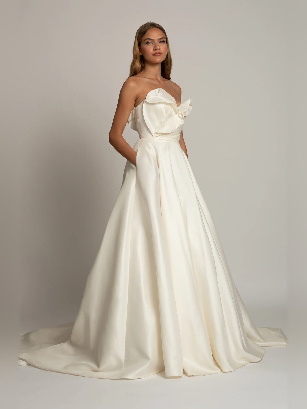 sweetheart ball-gown floor-length formal dress - image 3