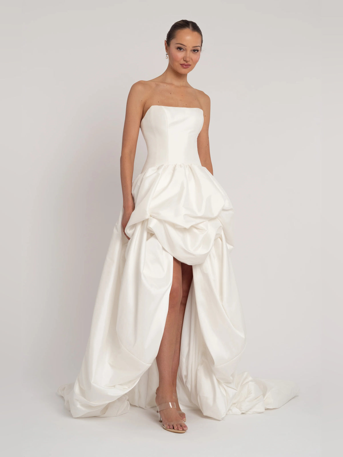 ball-gown high-low formal dress - image 3
