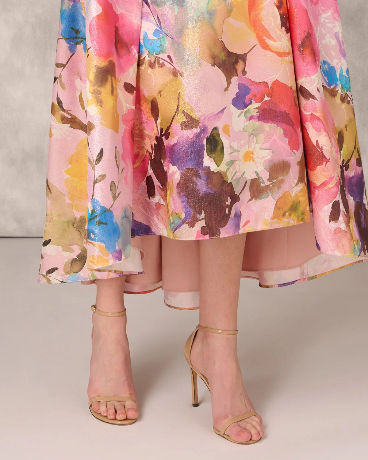 strapless a-line high-low mother of the bride dress - image 3