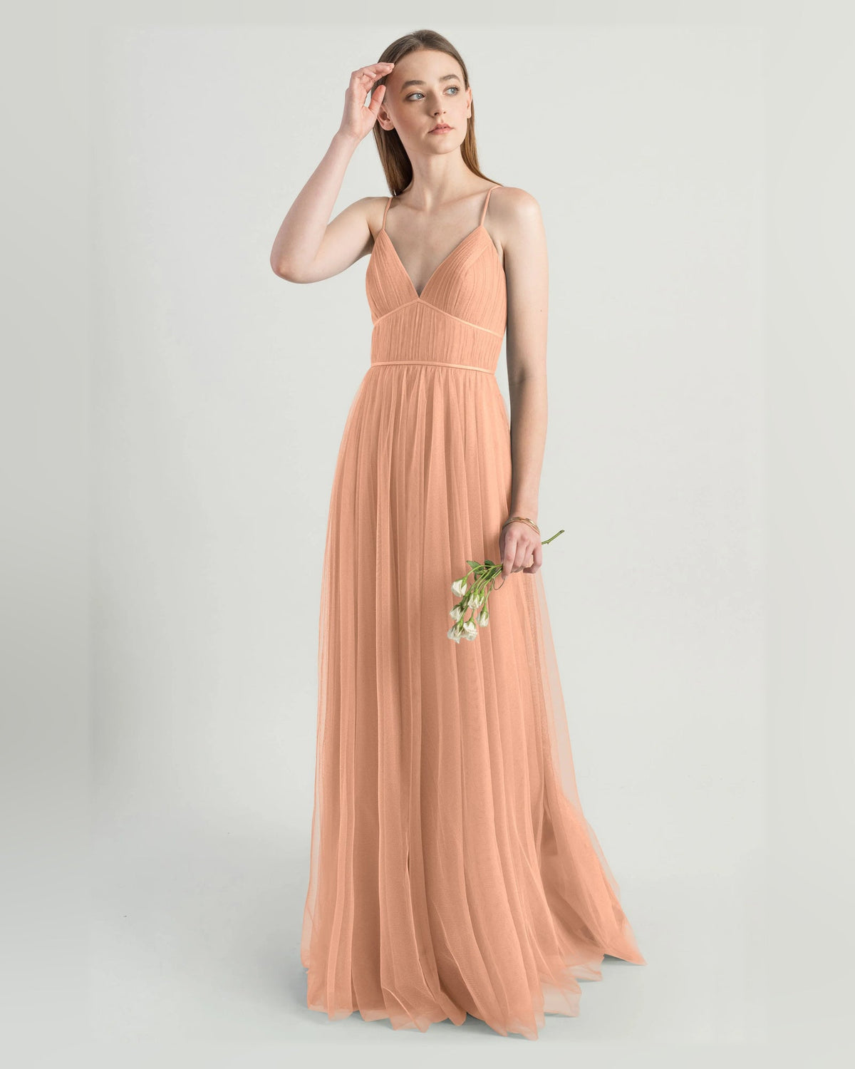 v neck a-line floor-length formal dress - image 3