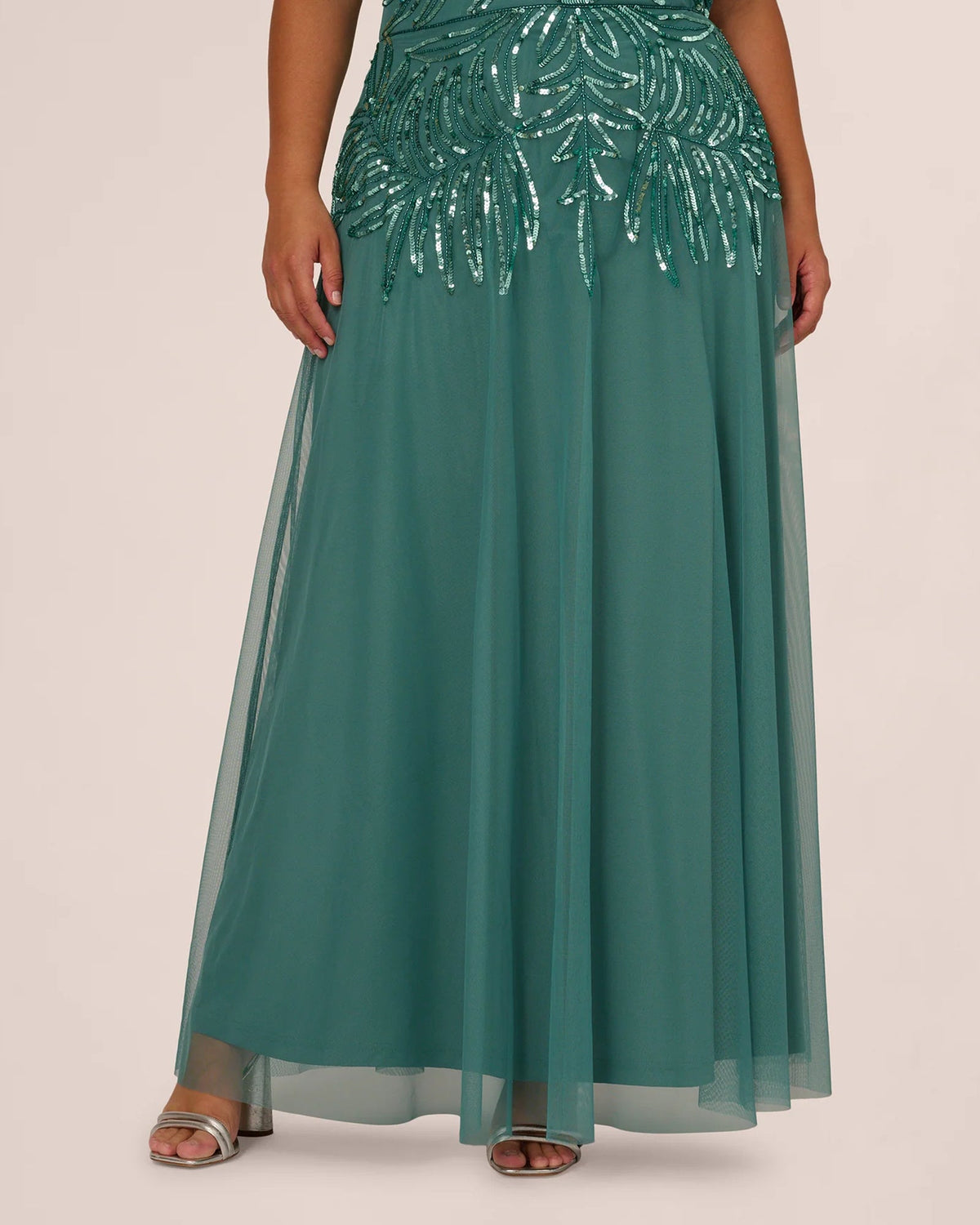 a-line maxi mother of the bride dress - image 4