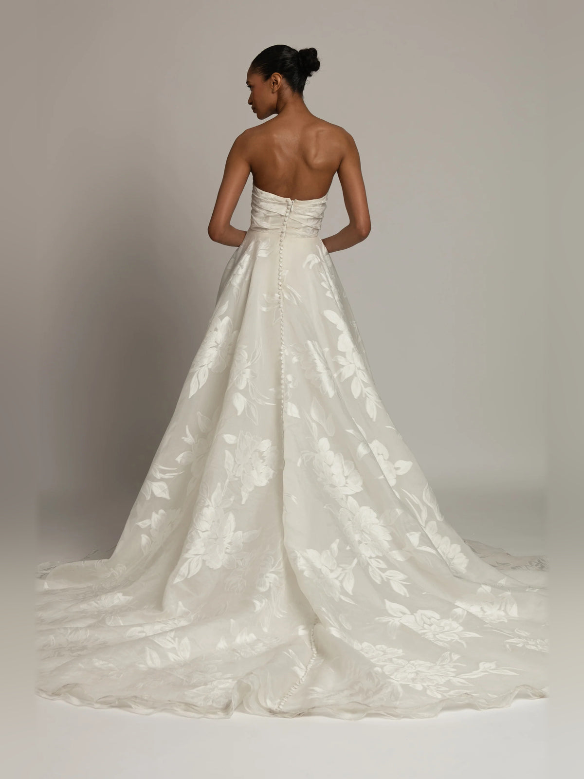 off shoulder ball-gown floor-length formal dress - image 4