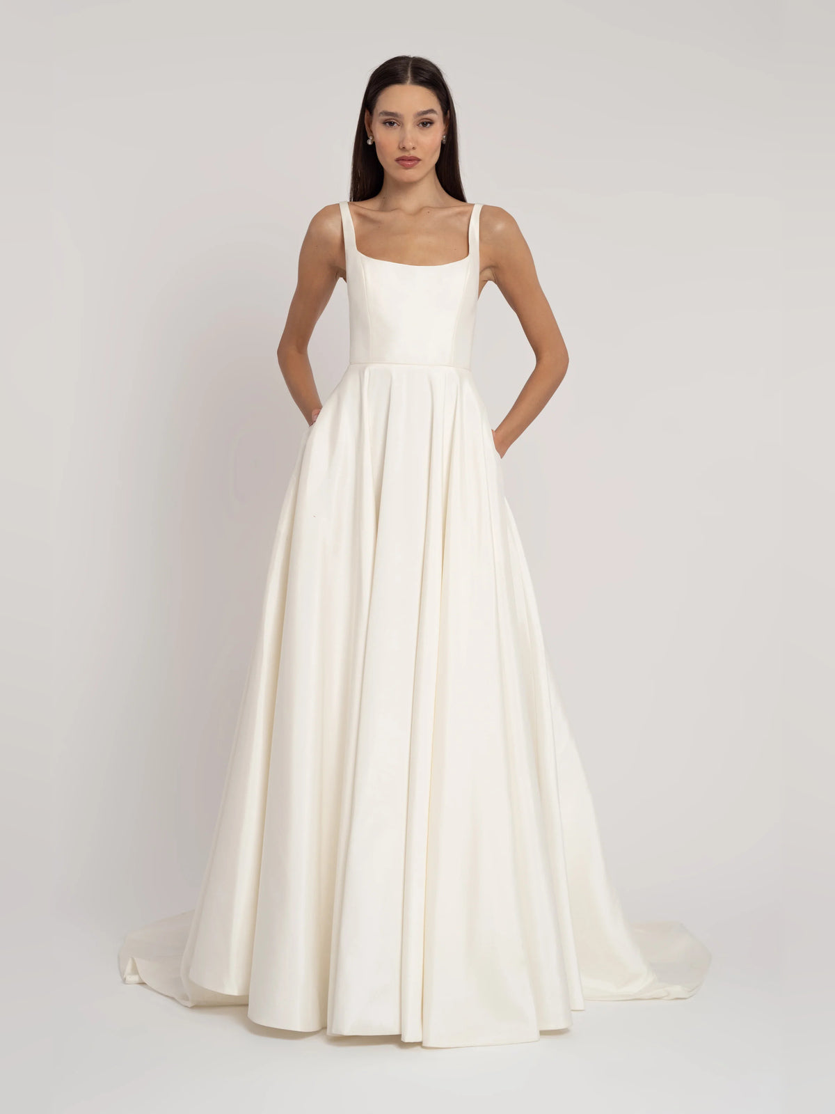 scoop neck a-line floor-length formal dress - image 4