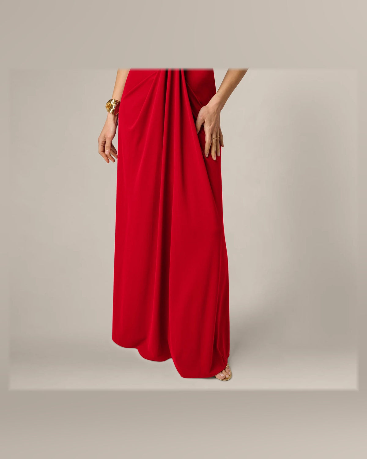 sleeveless a-line floor-length formal dress - image 4