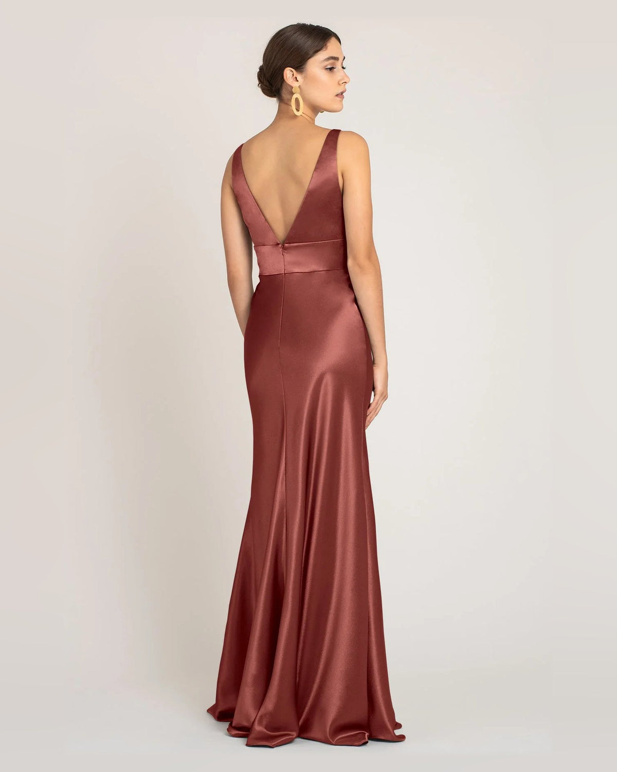 v neck a-line floor-length formal dress - image 4