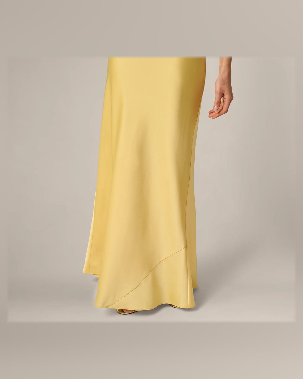 keyhole neckline a-line floor-length formal dress - image 4