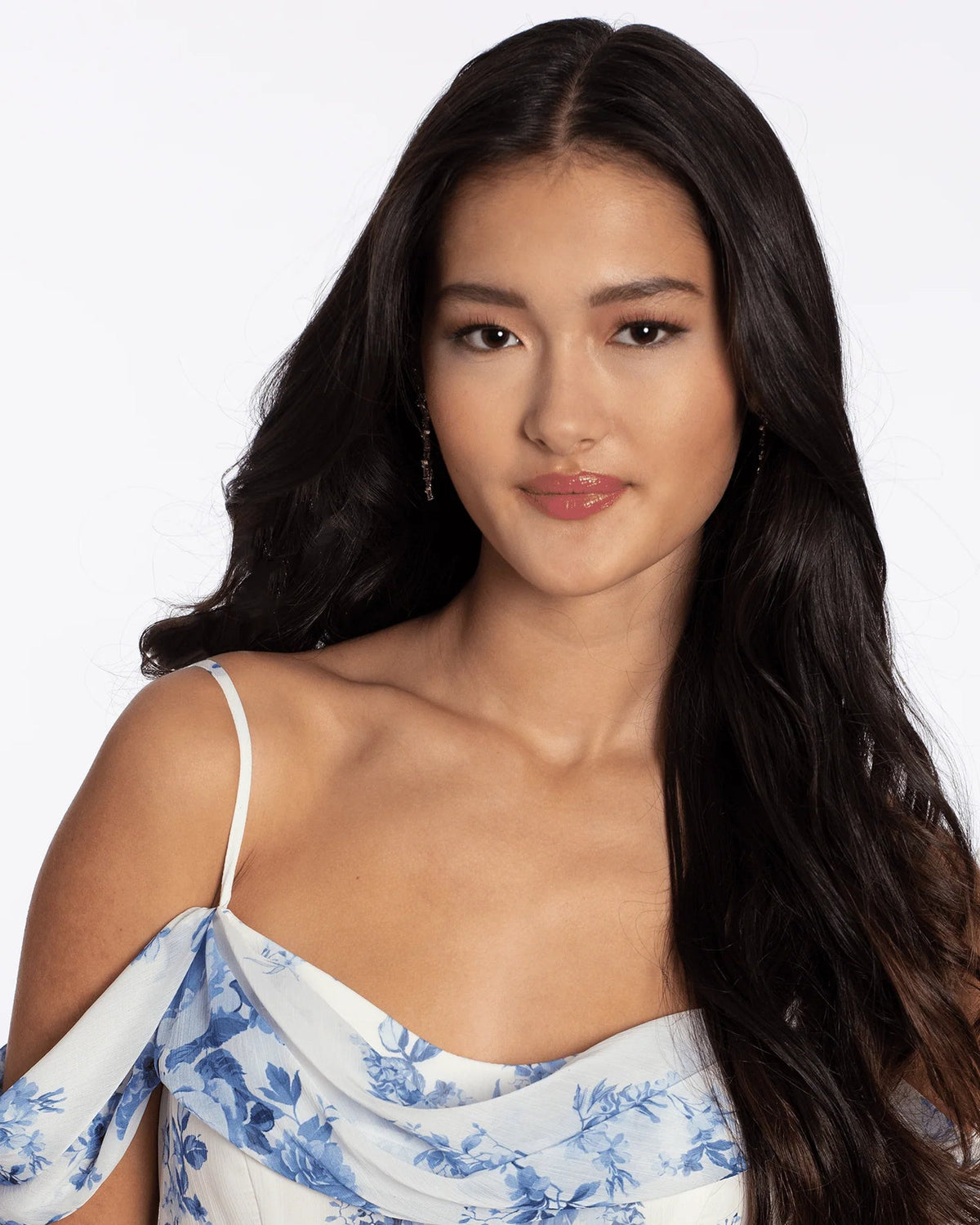 spaghetti strap a-line maxi homecoming dress - image 4