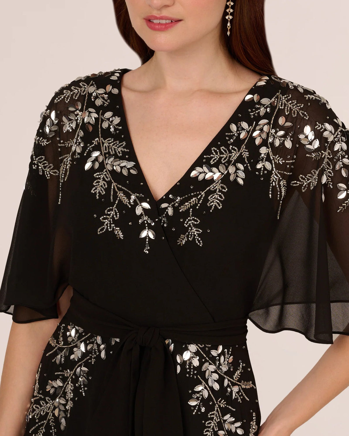 v neck mermaid ankle-length mother of the bride dress - image 4