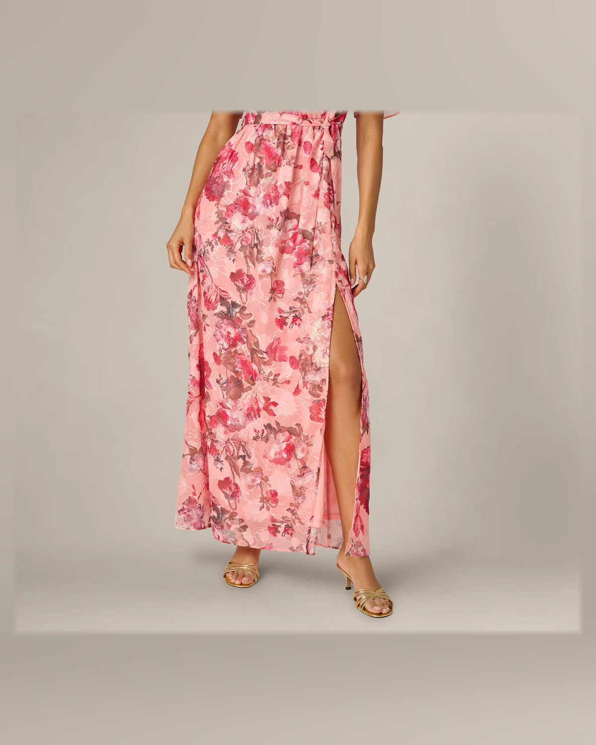 v neck a-line maxi formal dress - image 4