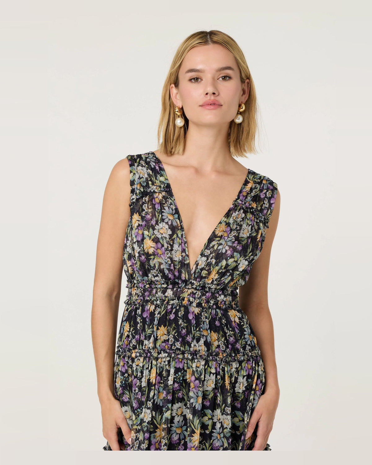 spaghetti strap a-line maxi formal dress - image 4